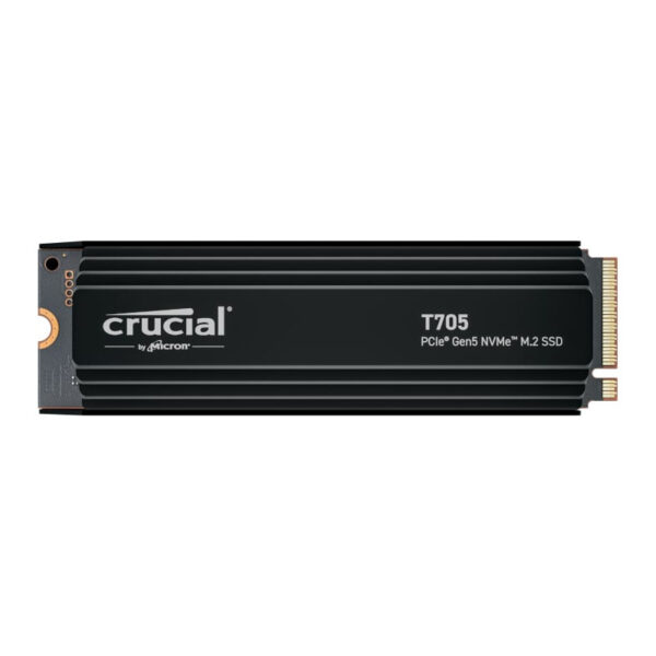 Crucial T705 4TB M.2 NVMe Gen5 with Heatsink NAND SSD