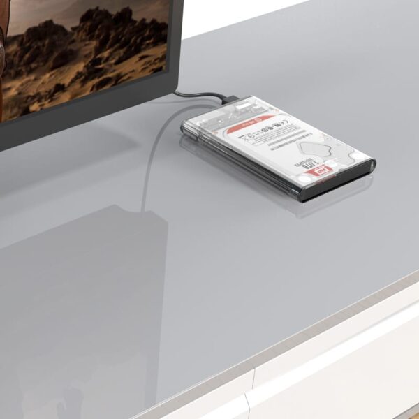 ORICO 2.5" USB3.0 Transparent HDD Enclosure - Image 5