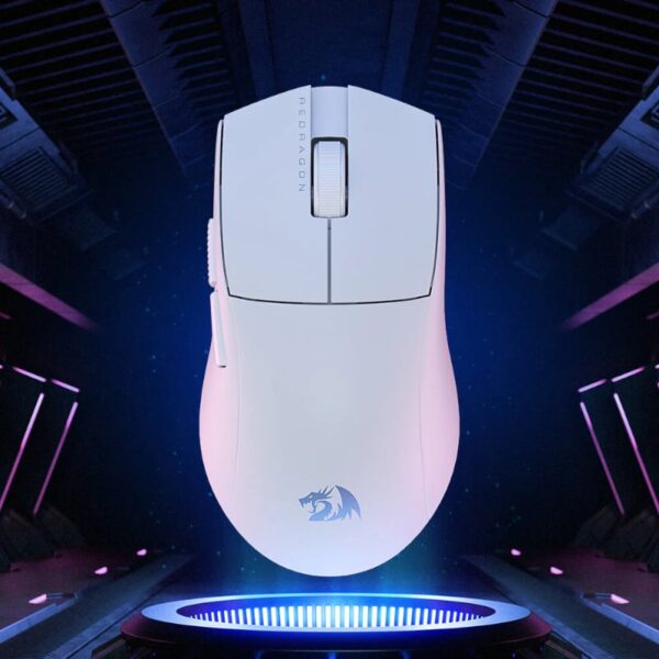 REDRAGON MOUSE M916 PRO 1K WIRELESS WHIT - Image 3