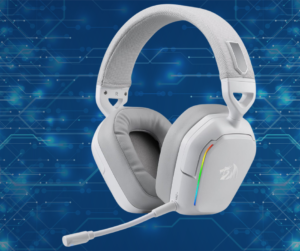 Tech Thirsty Hub Online Redragon H868 RGB Wireless Gaming Headset – White