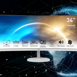 MSI PRO MP341CQ 34" WQHD Curved Monitor