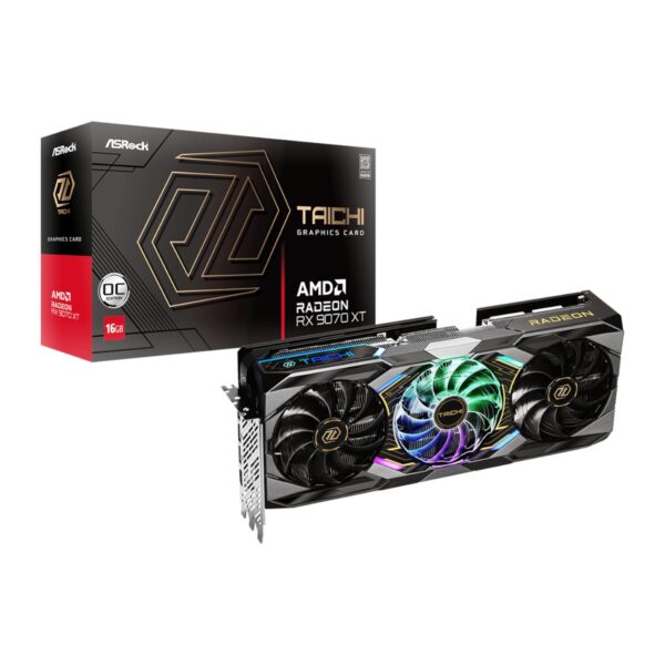 ASRock Radeon RX9070 XT Taichi 16G OC Graphics Card - Image 5