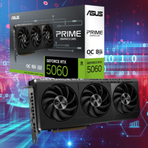 ASUS PRIME GeForce RTX 5060 OC 8GB GDDR7 GPU – SFF-Ready Graphics Card