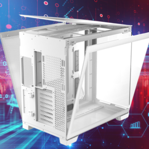 Antec C8 Aluminium White E-ATX Dual Chamber Gaming Chassis – White